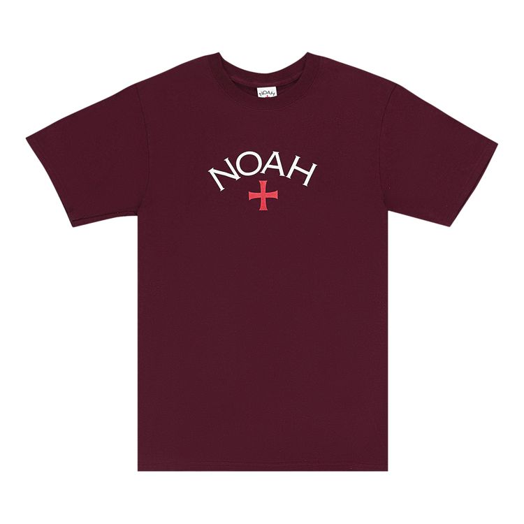 

Футболка Noah Core Logo T-Shirt Maroon, красный