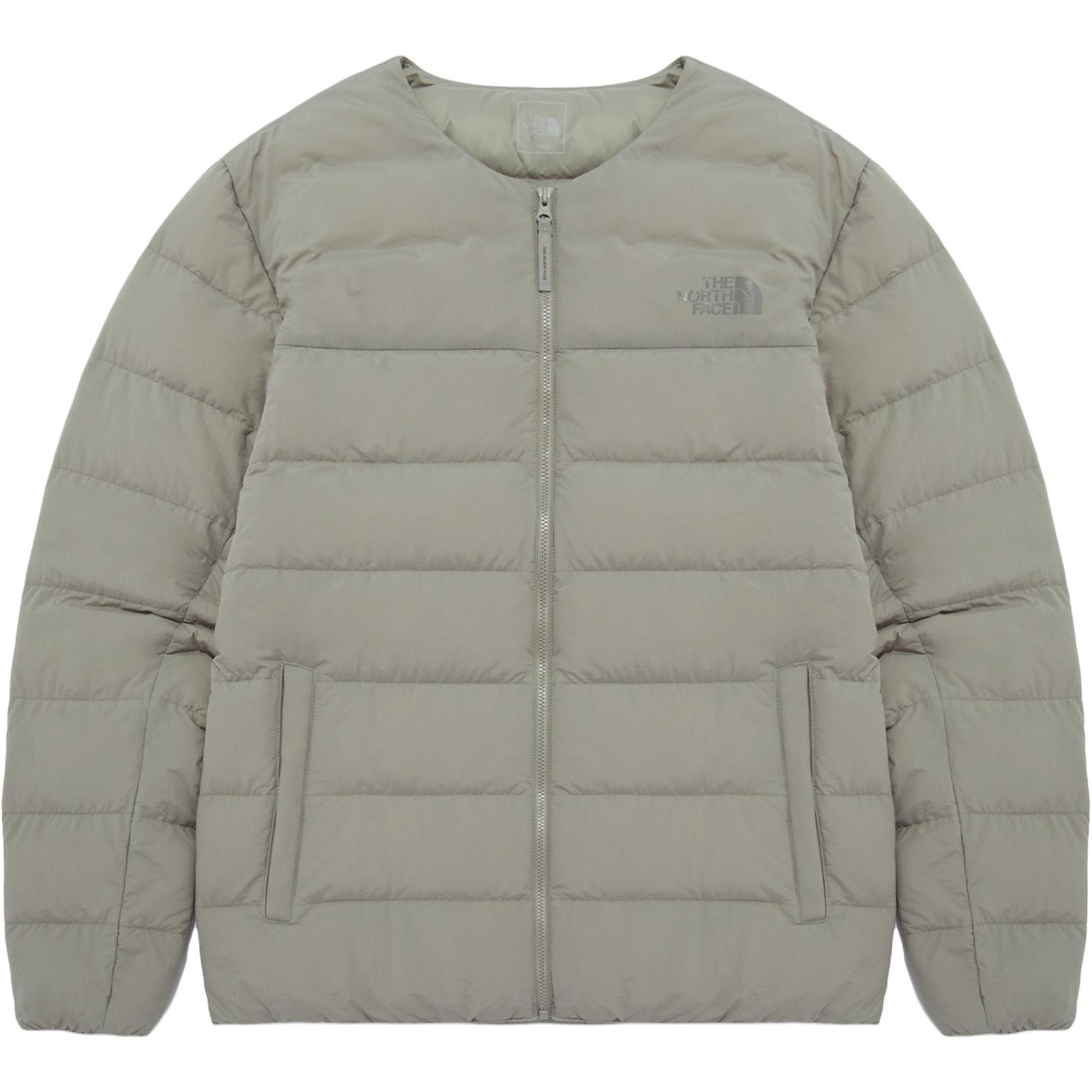 

Пуховик мужской серо-бежевый THE NORTH FACE