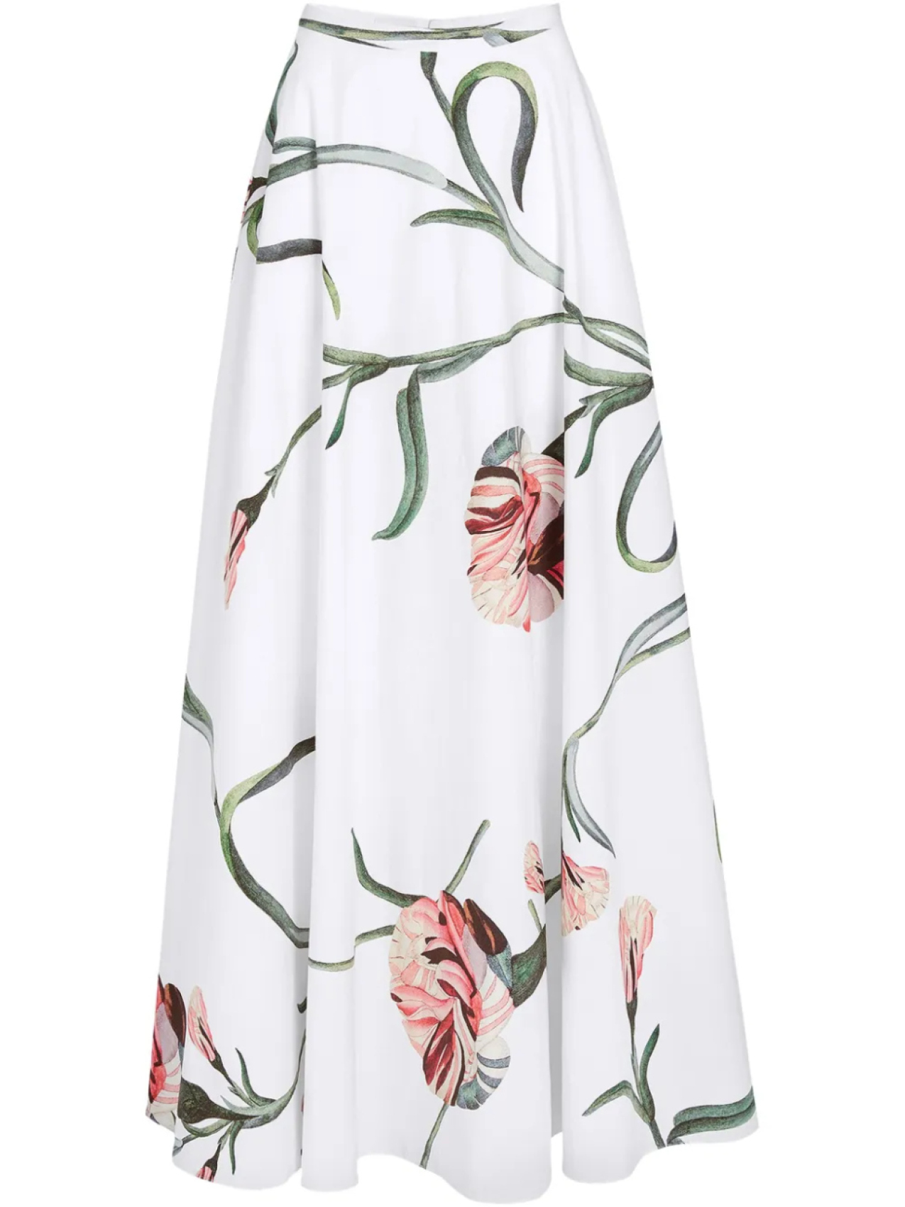 

Юбка макси Giambattista Valli, белый