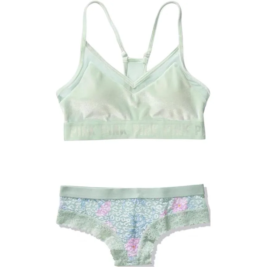 Victoria's Secret Комплект нижнего белья женский мятный