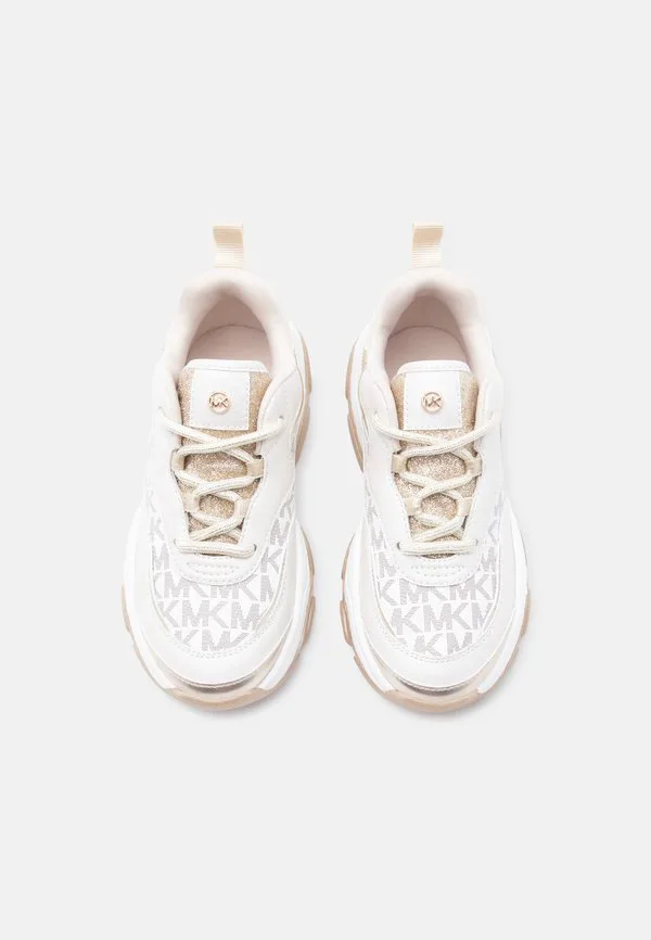 Кроссовки everest Michael Kors Kids, Vanilla/Pale Gold-Coloured Glam — фото 4