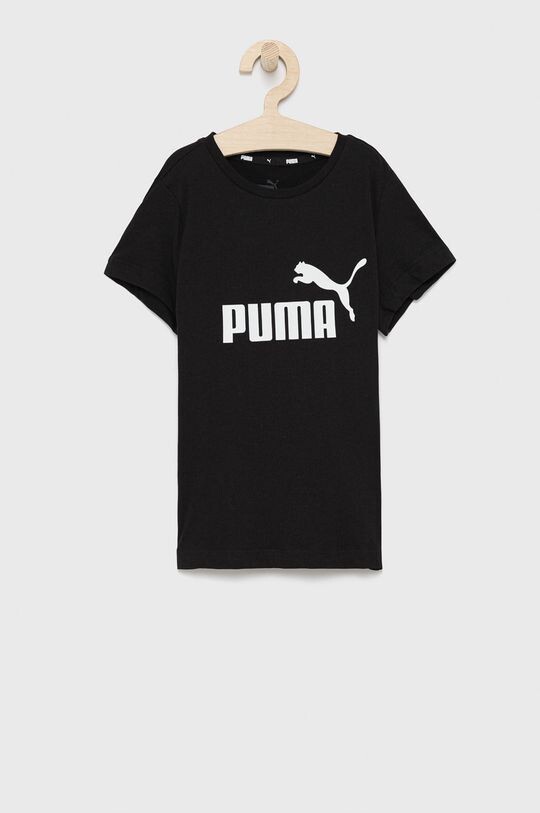 

Детская хлопковая футболка Puma, черный