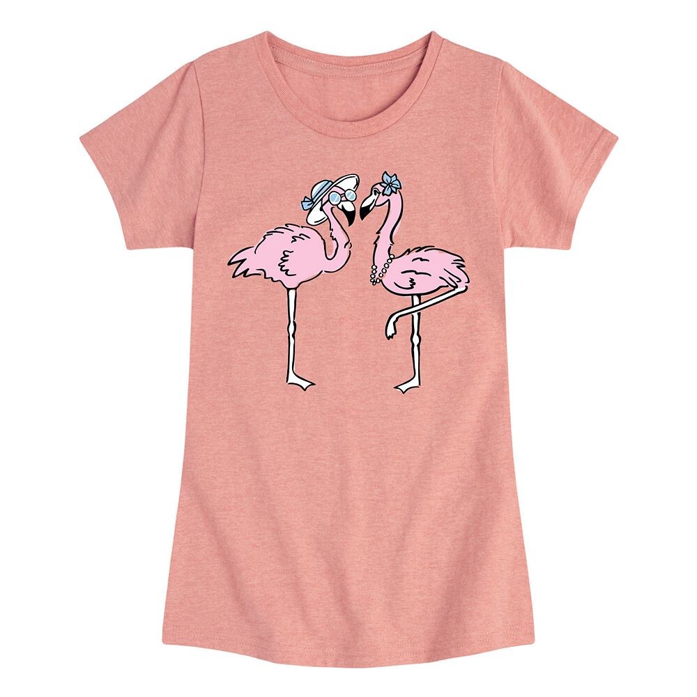 

Футболка Girly Flamingos для девочек 7–16 лет Licensed Character, розовый