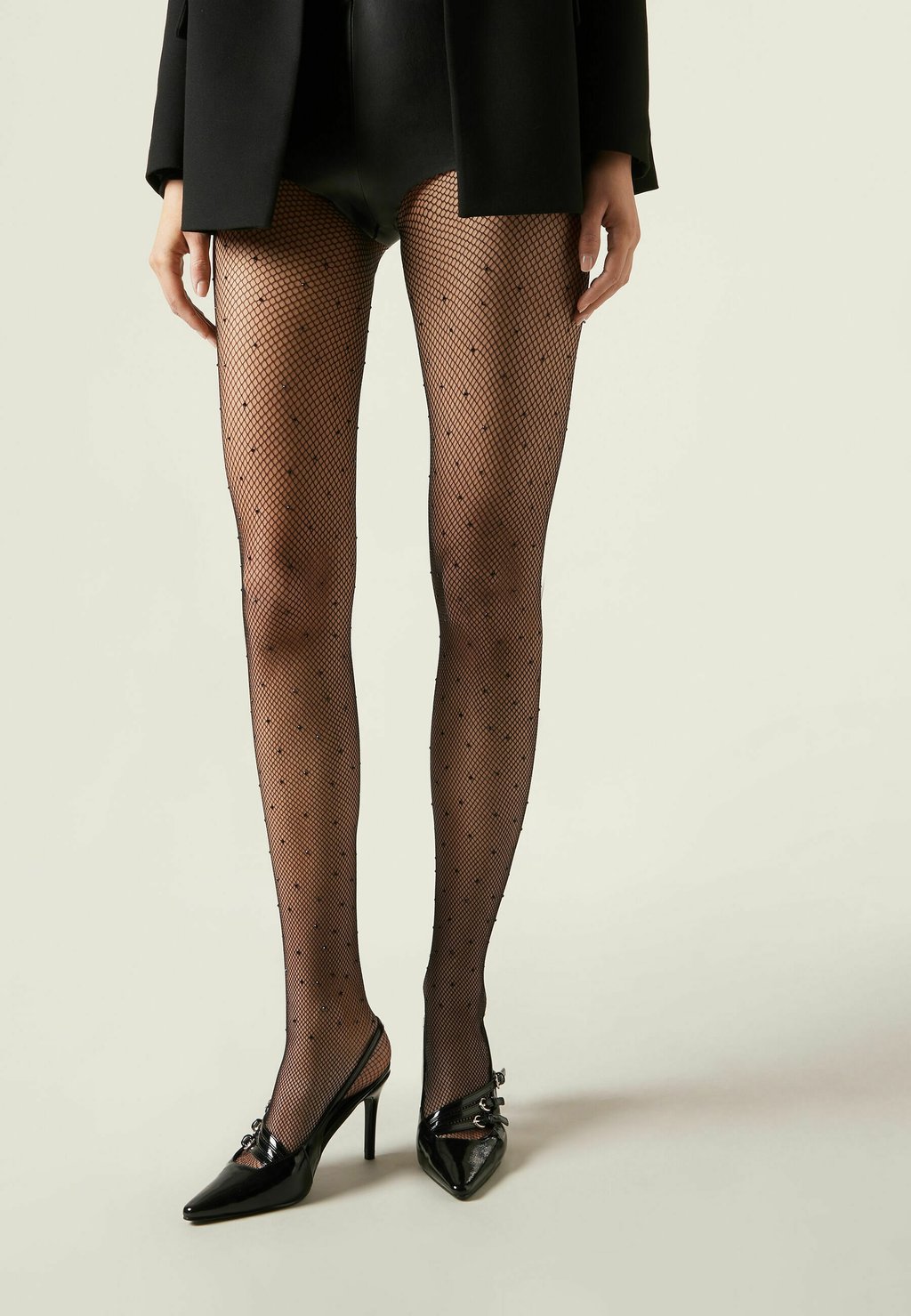 

Колготки Calzedonia, металлик черный