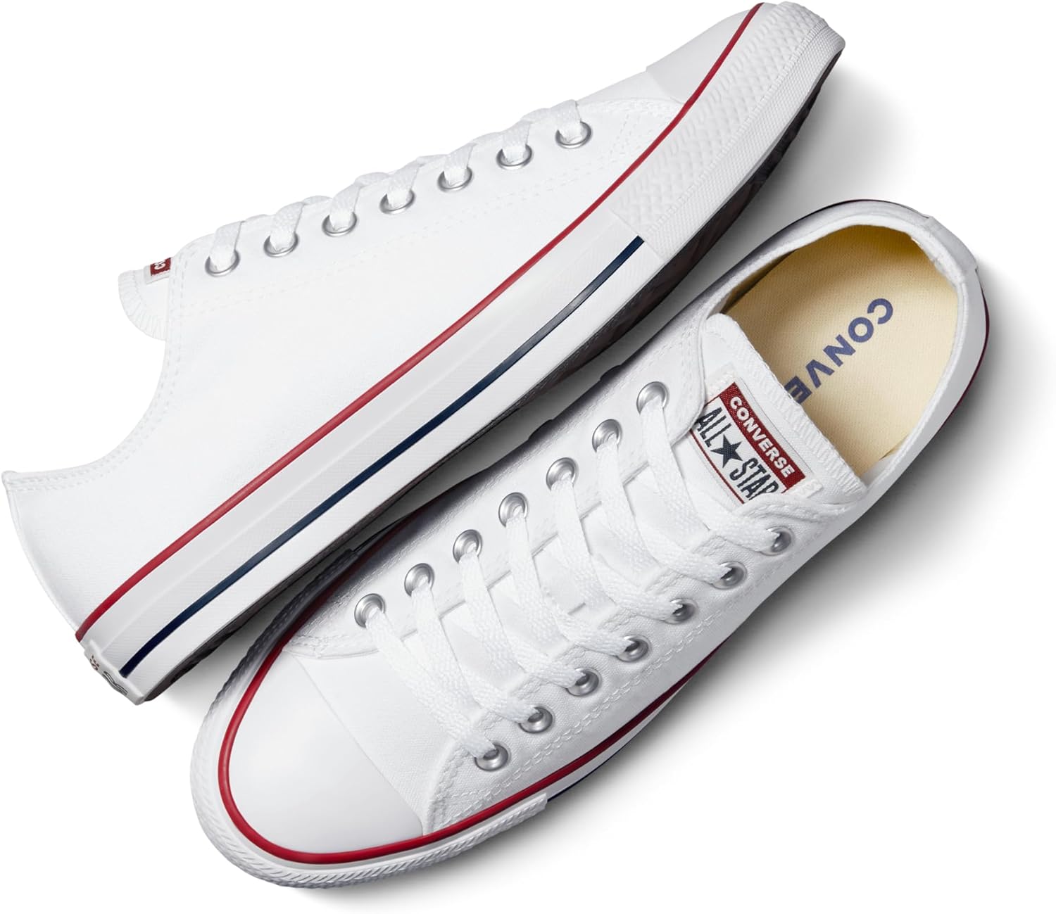 Кроссовки Converse Chuck Taylor All Star Low Top для взрослых унисекс, белый — фото 4