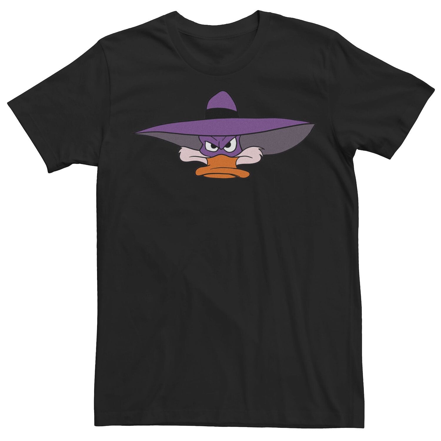 

Мужская футболка Disney Darkwing Duck с большим лицом Licensed Character