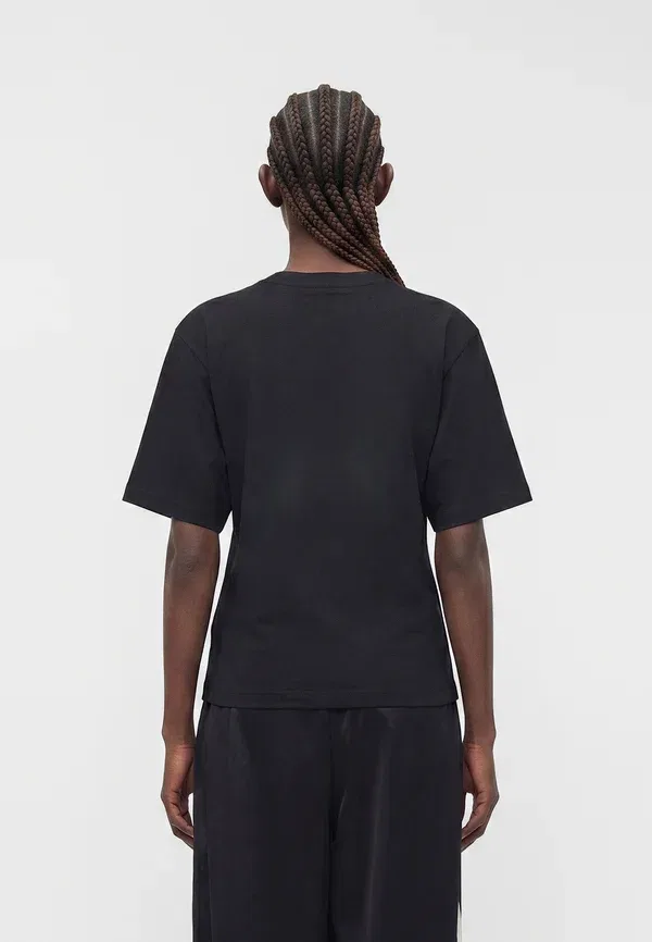 Футболка с принтом Adidas Originals Slim Tee, черный — фото 3