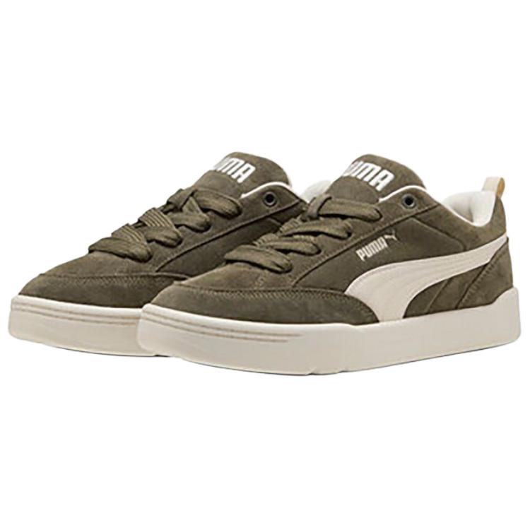PUMA Повседневные кроссовки Park Lifestyle Support Low top для скейтбординга мужские Olive Green — фото 3