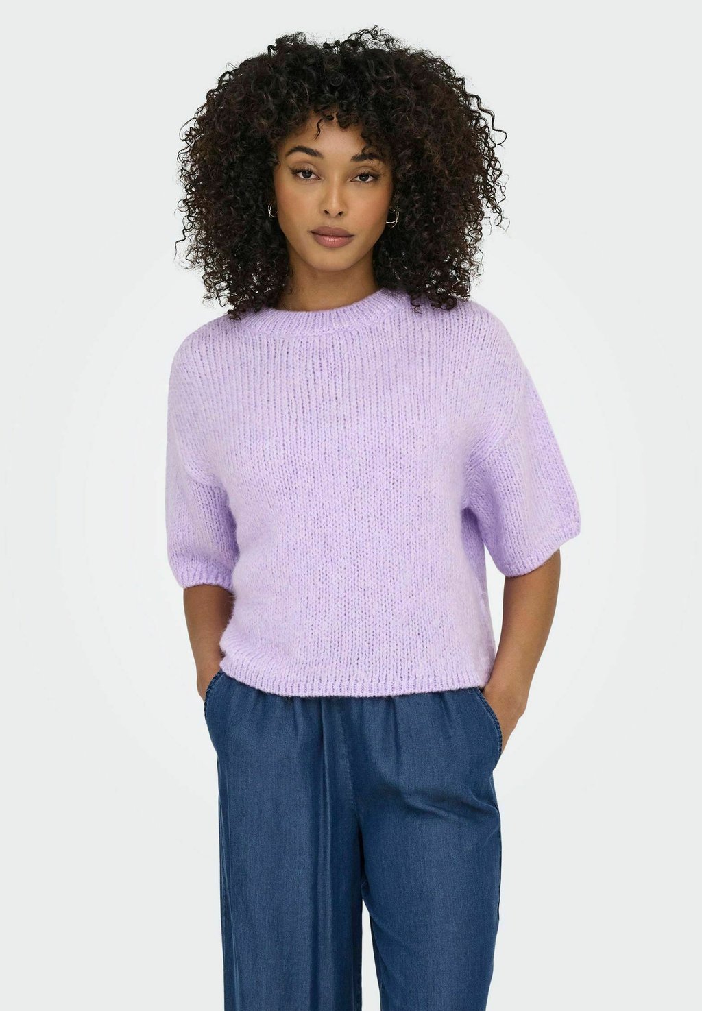 

Базовая футболка LINEA O-NECK JDY, сиреневый