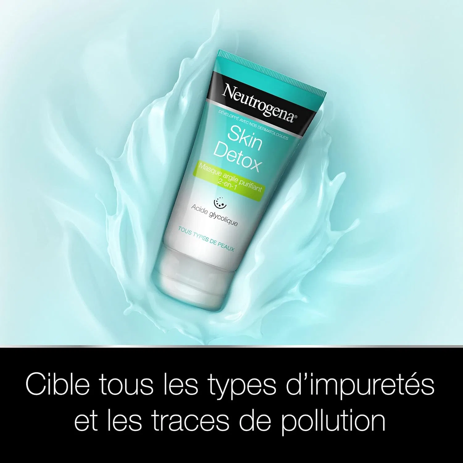Очищающая глиняная маска-детокс 2-в-1 от Neutrogena Skin Detox Neutrogena — фото 2
