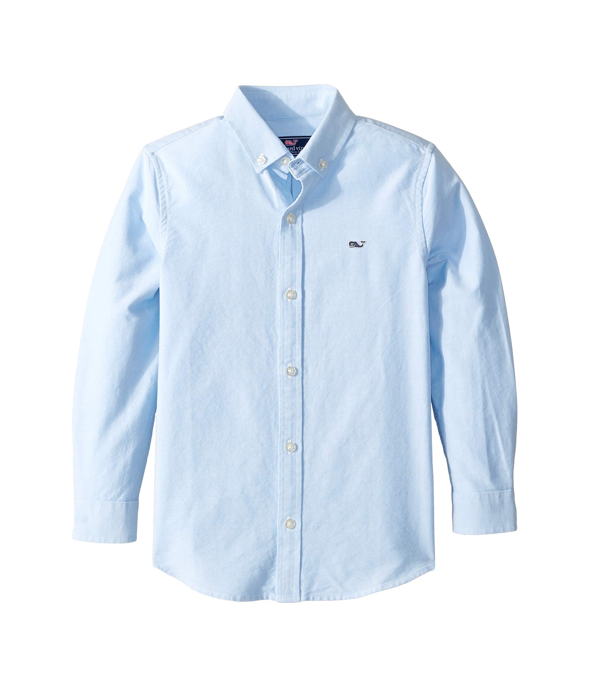 

Рубашка Vineyard Vines Kids Oxford Whale Shirt, цвет Ocean Breeze