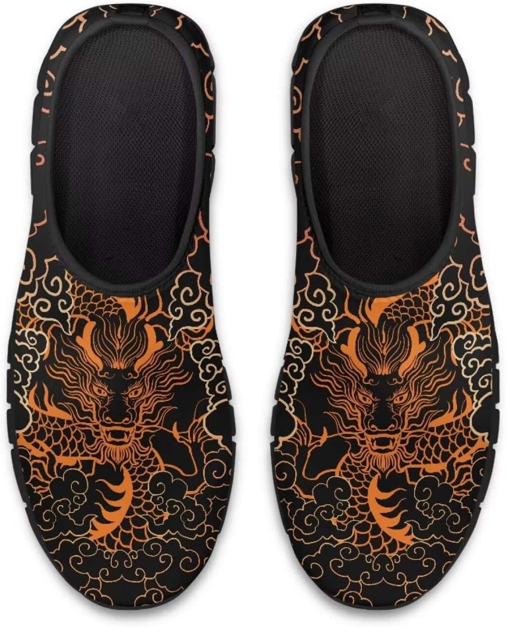 

Мужские повседневные слипоны Дышащие сетчатые кроссовки для ходьбы Легкая спортивная обувь для улицы Беговые теннисные кроссовки Размер США 5-14 Qoiuvncy, Chinese Dragon