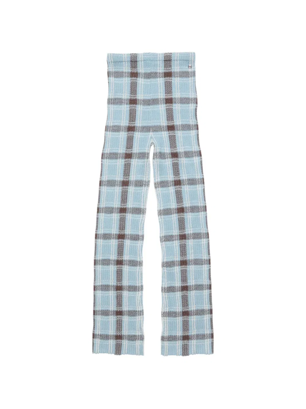 Клетчатые брюки Acne Studios, синий