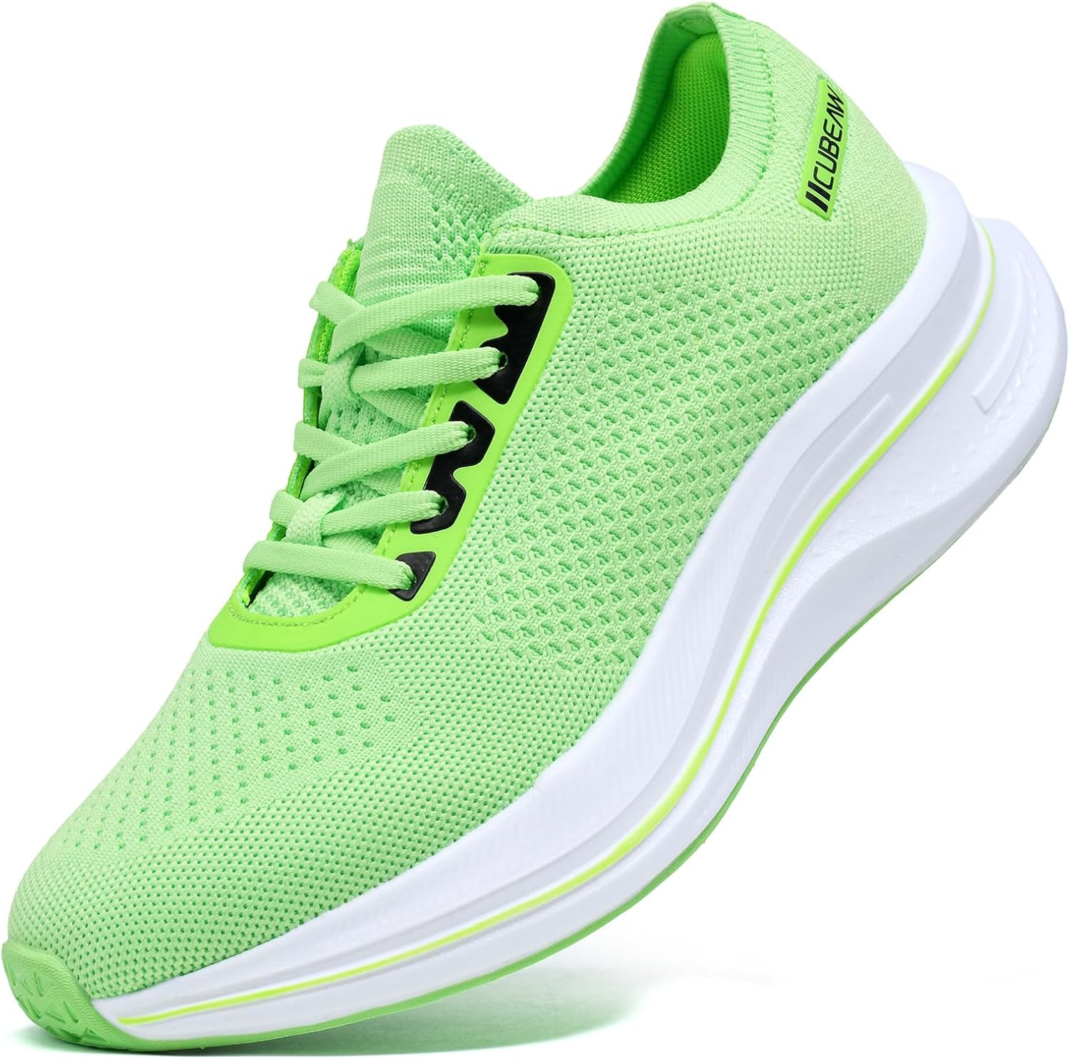 

Мужские кроссовки для бега, легкие, с амортизацией, для ходьбы и тенниса Abcdzz, зеленый