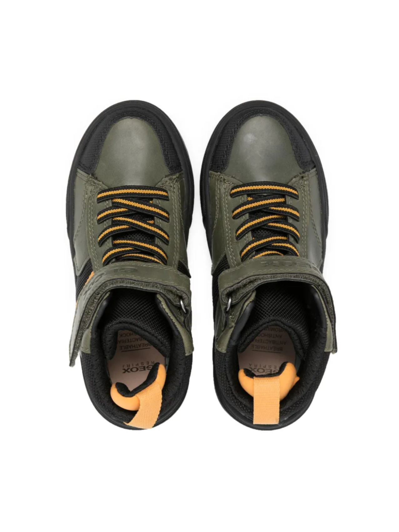 Geox Kids кроссовки Weemble с закругленным носком, зеленый — фото 3