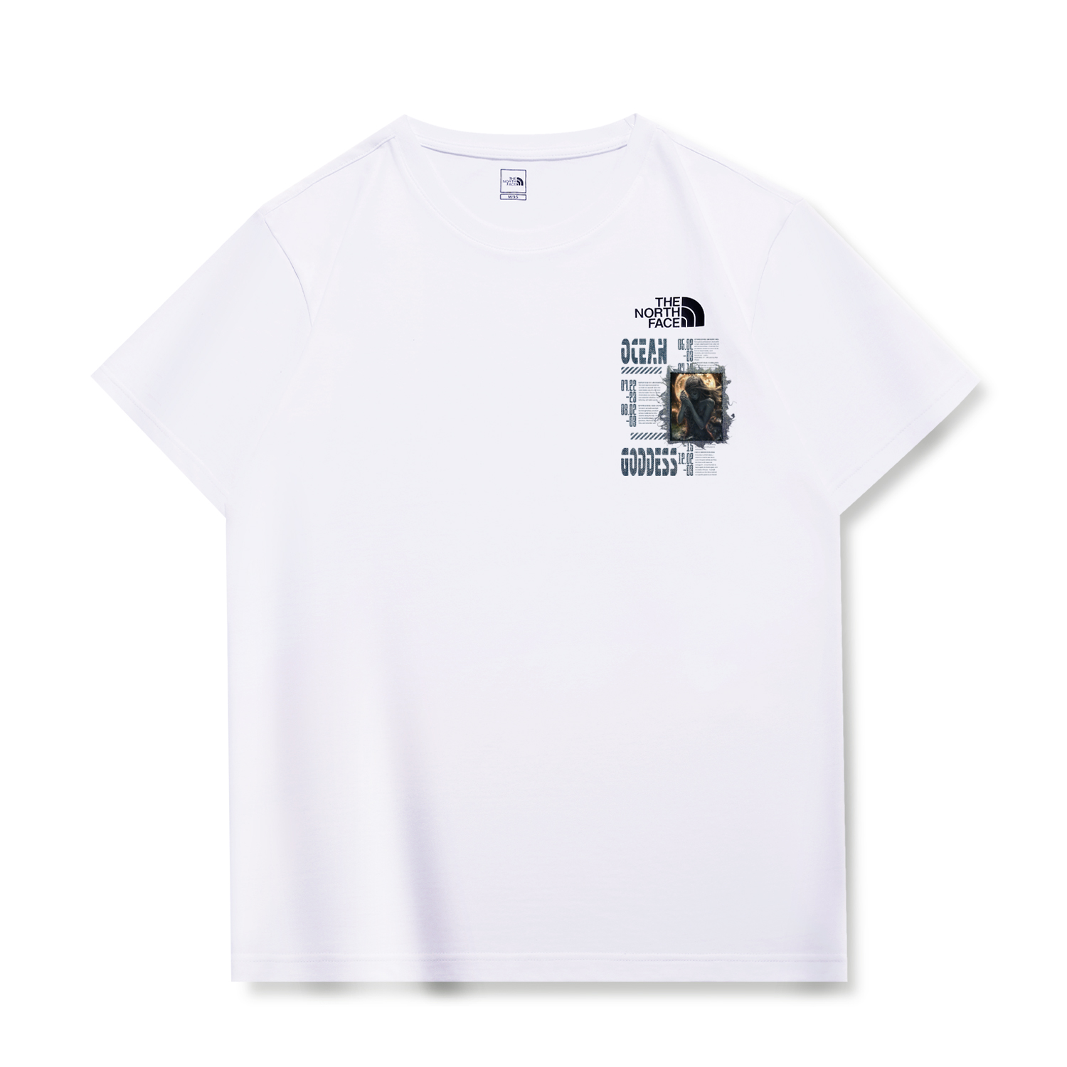 

THE NORTH FACE Футболка унисекс белая, Белый, THE NORTH FACE Футболка унисекс белая