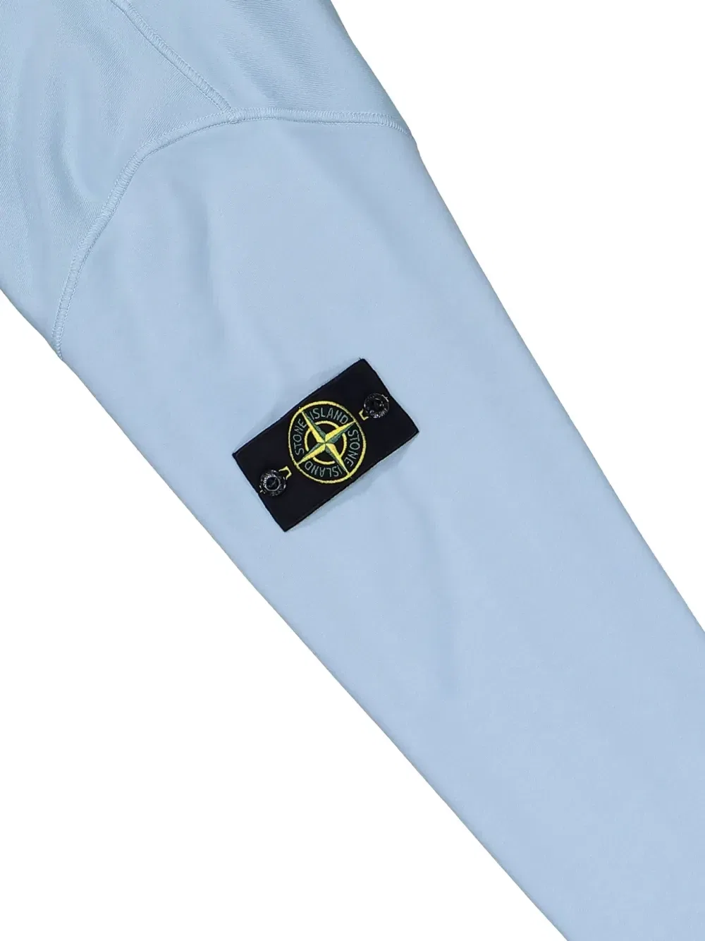 Флисовая толстовка с логотипом-значком Stone Island, синий — фото 4