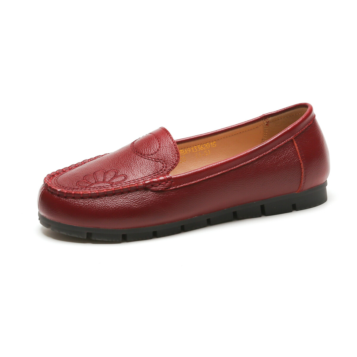 Туфли женские повседневные Women's Casual Shoes Women's Shouba, цвет Burgundy — фото 2