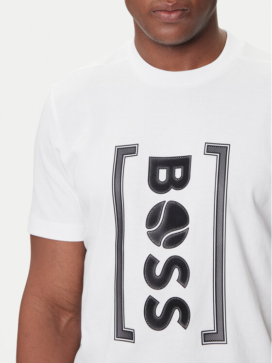 Футболка relaxed fit Iconic TL 50543905 Boss, белый — фото 4
