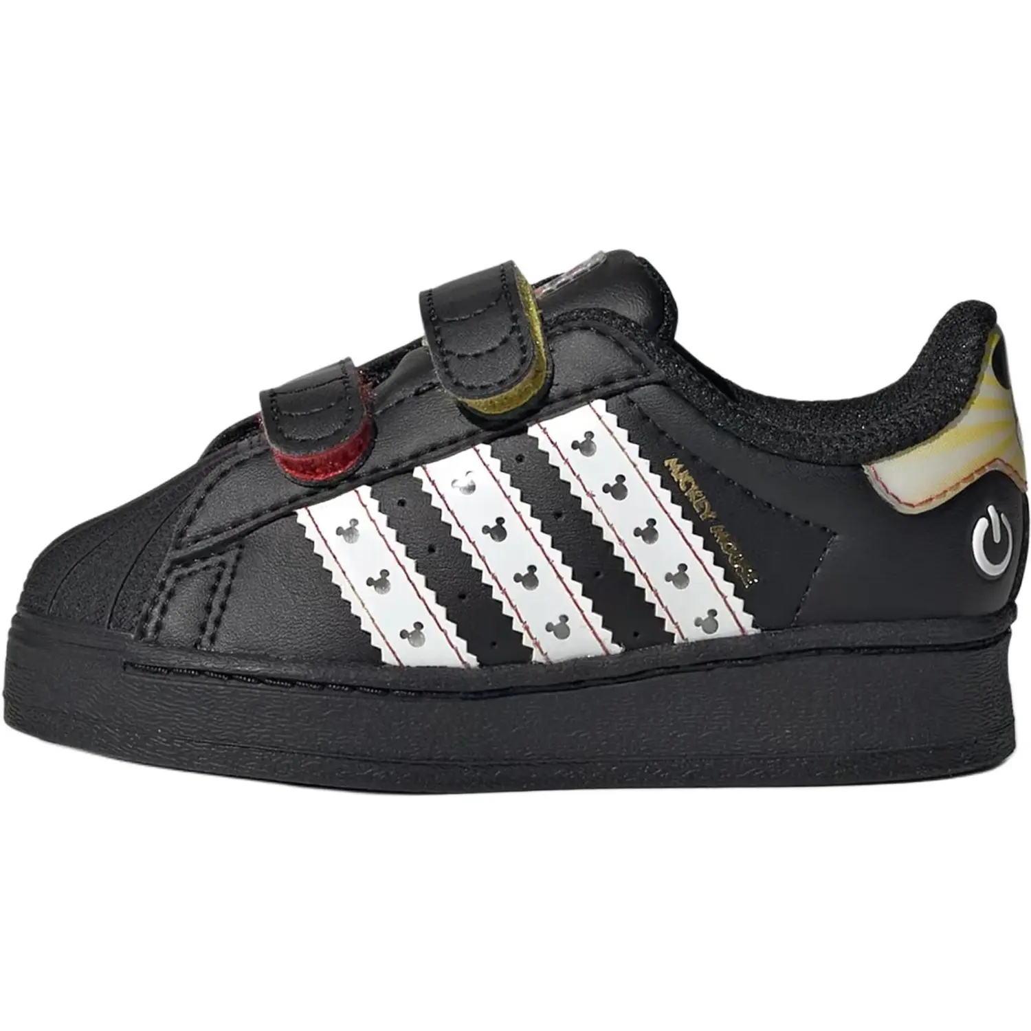Adidas Originals Disney x SST низкие кроссовки для малышей Black — фото 3