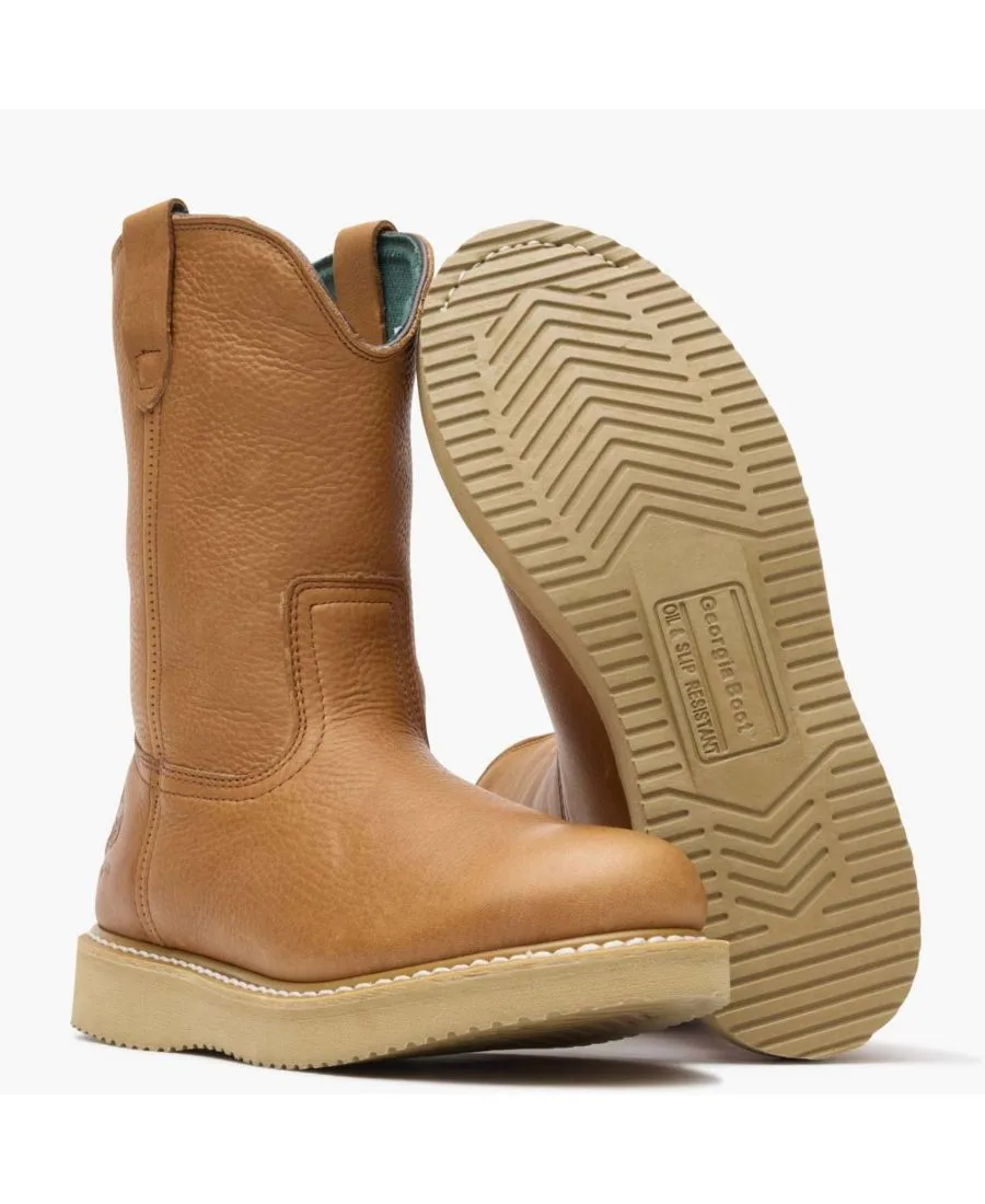 Men's Wedge Work Wellington GEORGIA BOOT, barracuda золото — фото 3