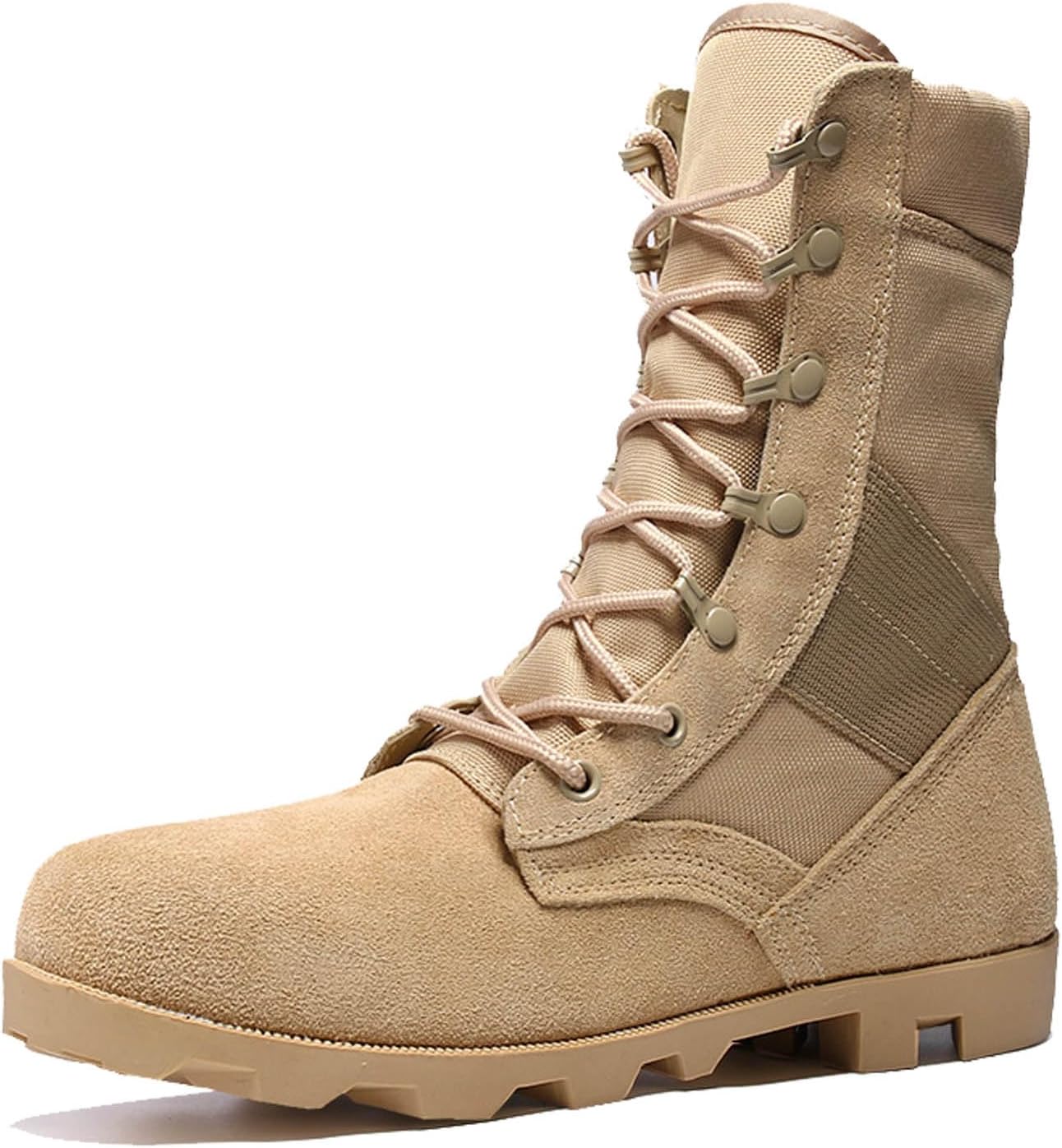 

Мужские 20 см военные тактические ботинки Легкие боковые ботинки с молнией Боевые ботинки Мотоциклетные ботинки Zivopah, Sand