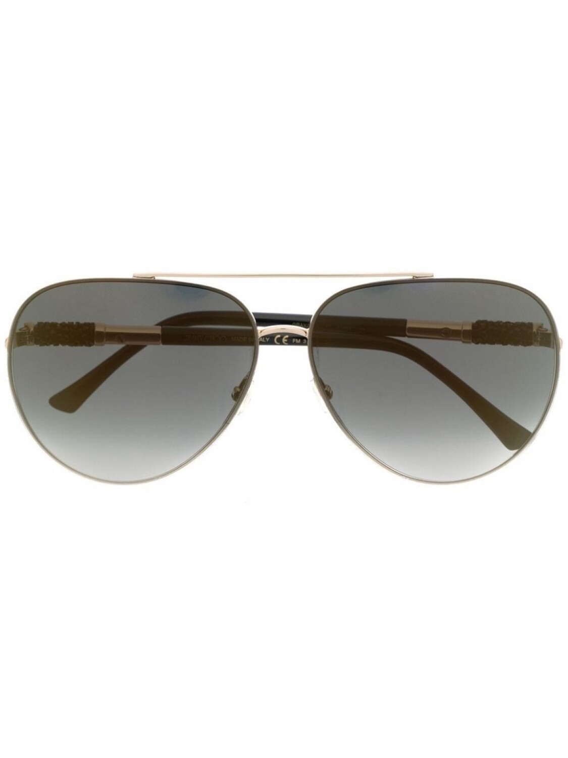 

Солнцезащитные очки-пилоты Gray Jimmy Choo Eyewear, коричневый