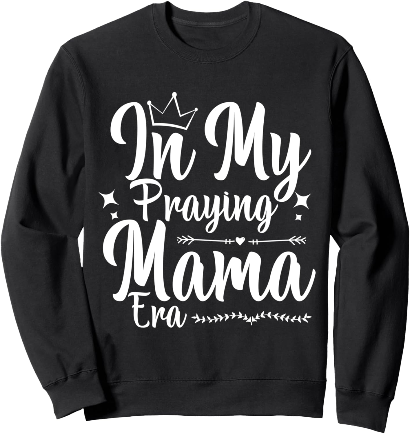 

Костюмная толстовка с надписью В моих молитвах, мама в стиле ретро, забавная толстовка ко Дню матери Funny Gift In My Praying Mama Era Mothers Day Tees, черный