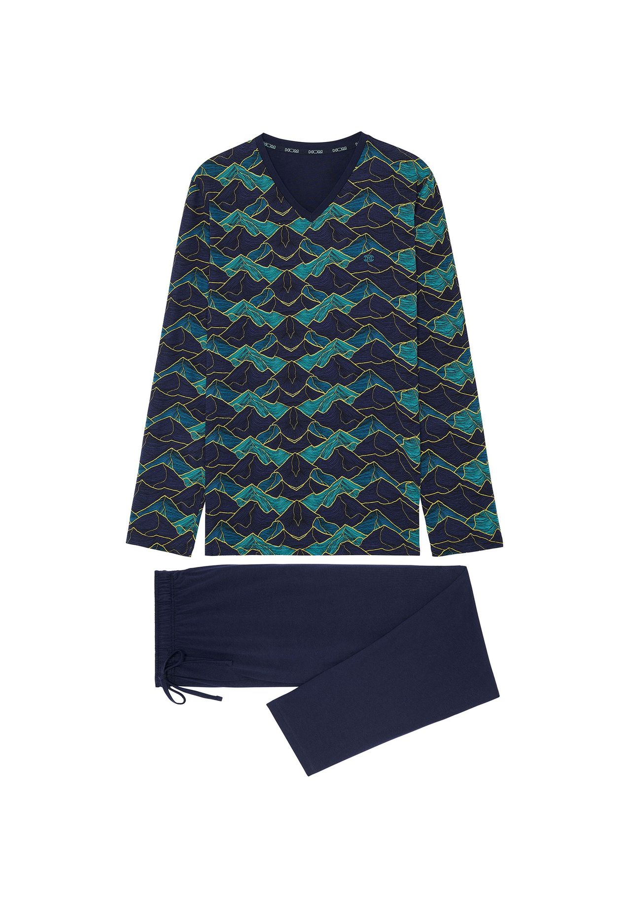 

Лино пижамы HOM, цвет Navy Print