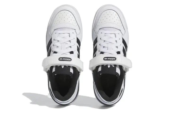 Adidas originals FORUM Series Детские кроссовки для скейтбординга GS, Black/White — фото 4