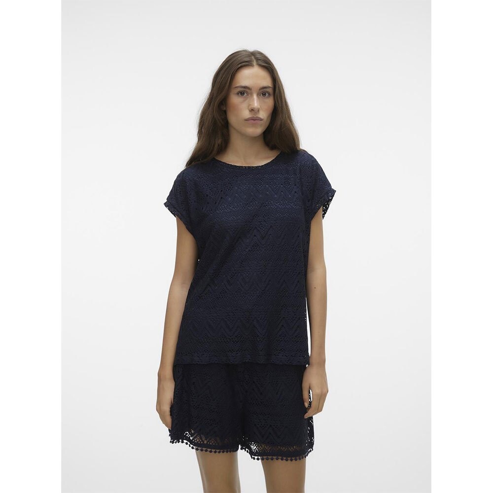

Блуза с коротким рукавом Vero Moda Maya Ava, синий