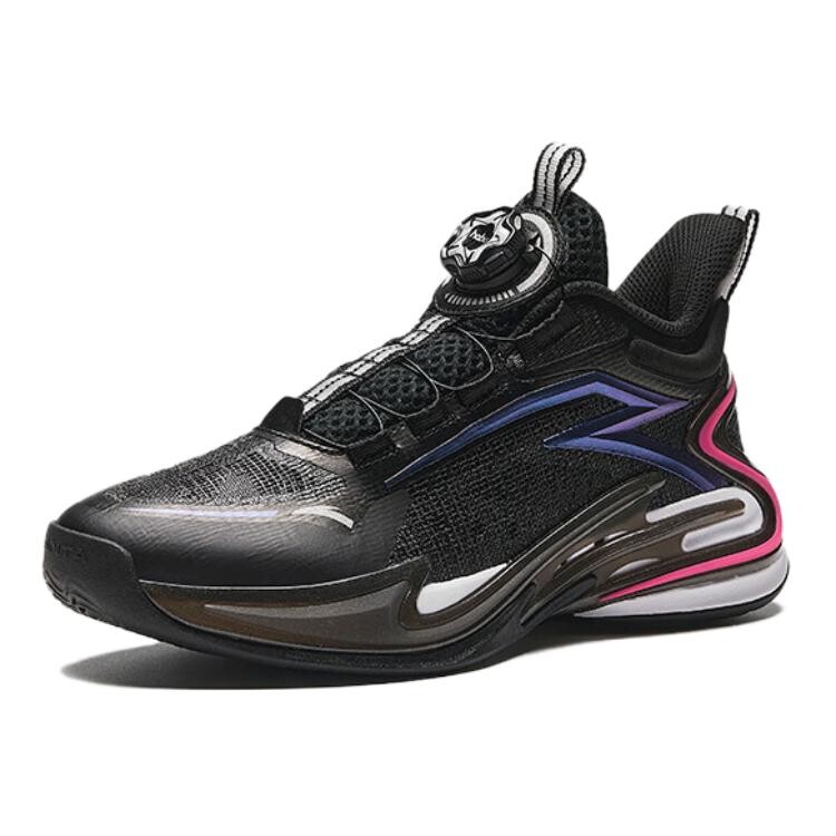 Детские баскетбольные кроссовки Kids Low-top Black Anta Kids, черный — фото 2