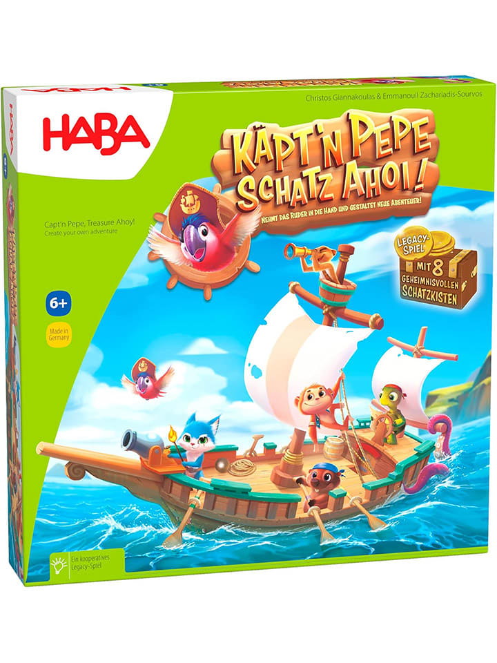 

Настольная игра «Капитан Пепе, сокровища на пороге!» - для детей от 6 лет и старше