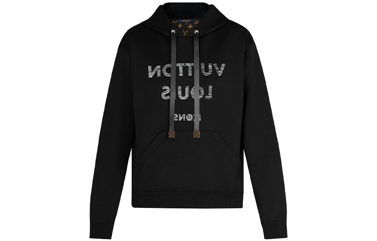 

Толстовка женская Louis Vuitton с надписями, черный