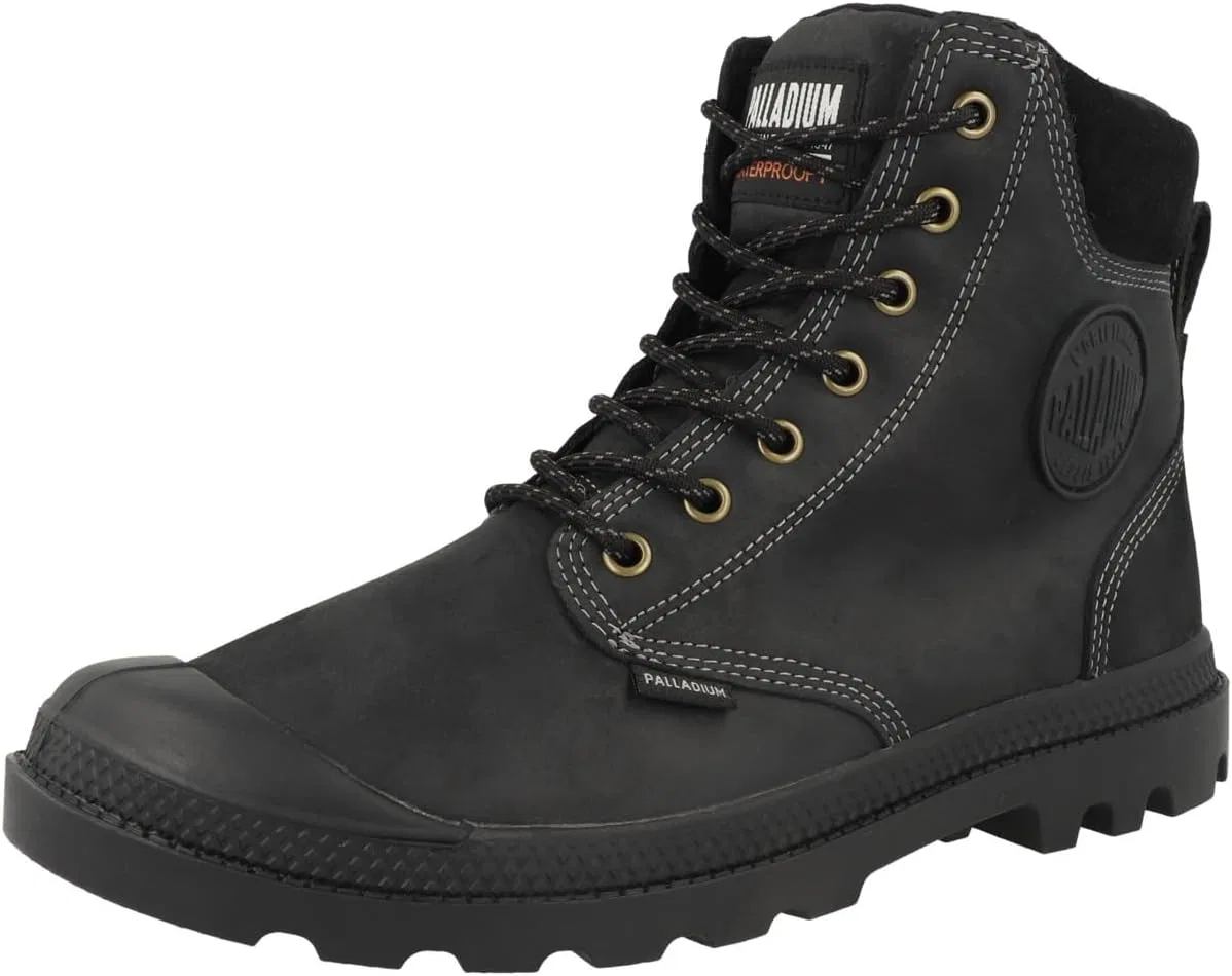 Ботинки Palladium Unisex Pampa SC Thins WP+ Ankle Boot, Black — фото 4