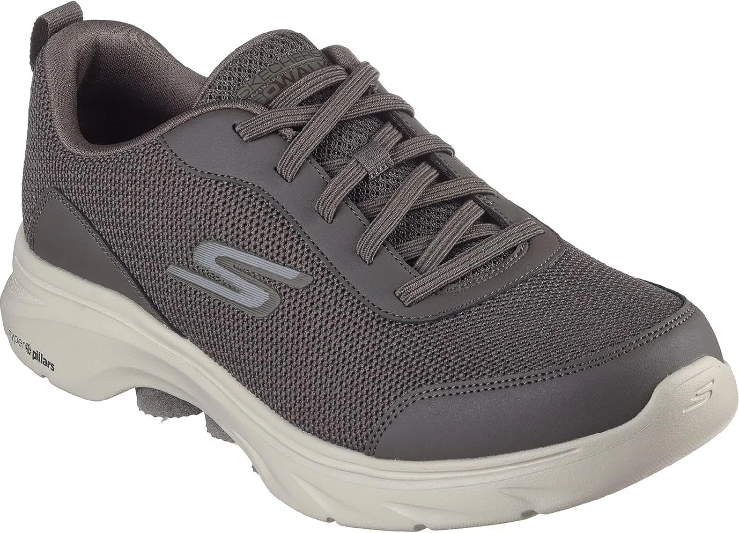 Мужские кроссовки Skechers Go Walk 7, Taupe Textile Synthetic — фото 2