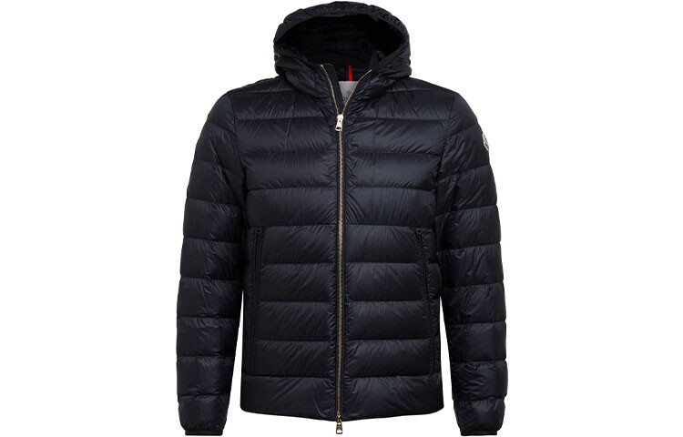 

Пуховик мужской темно-синий Moncler