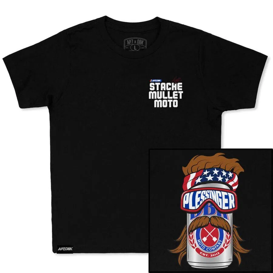 Футболка Youth mullet madness Dirt Bike Kidz, Black