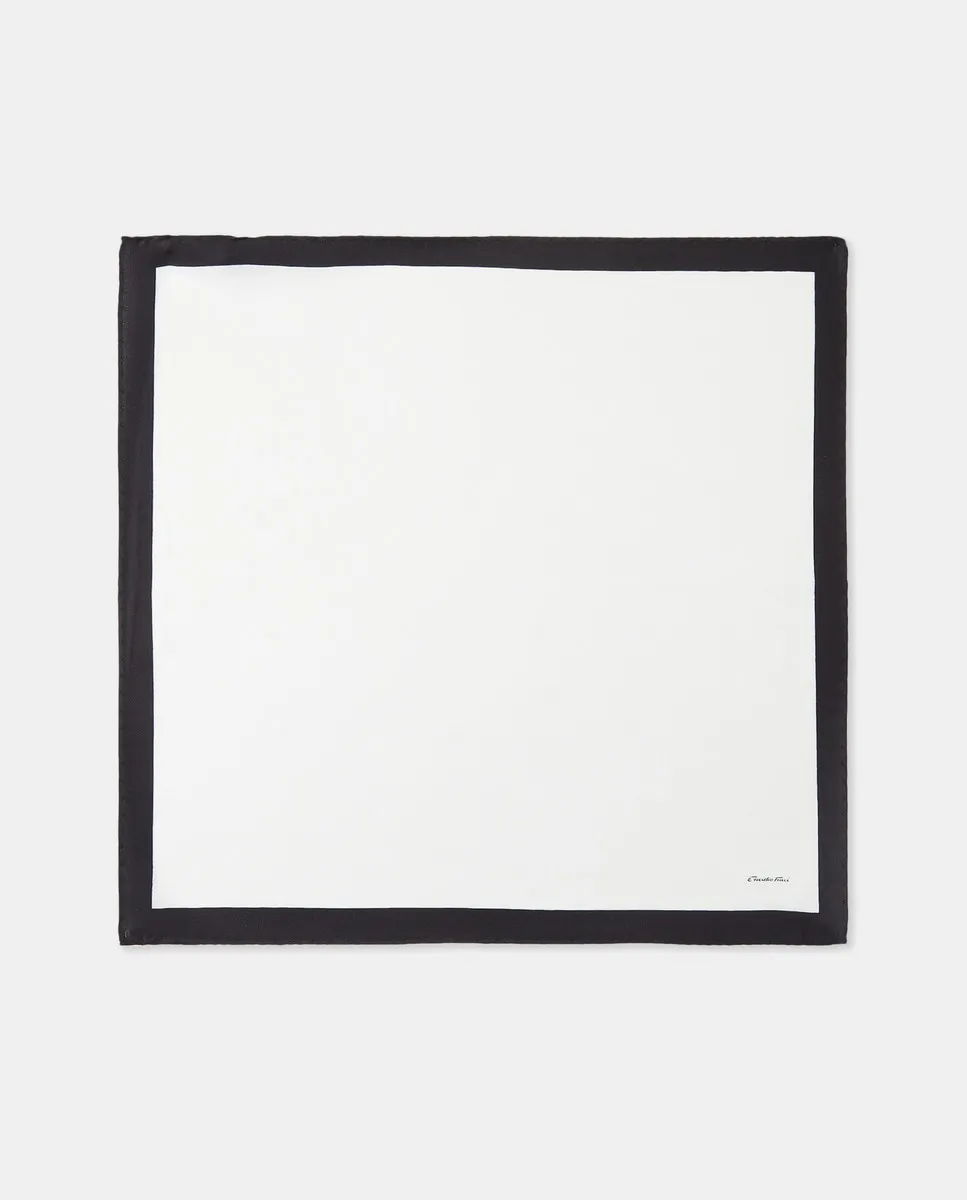 

Шелковый карманный платок для мужчин Emidio Tucci, белый