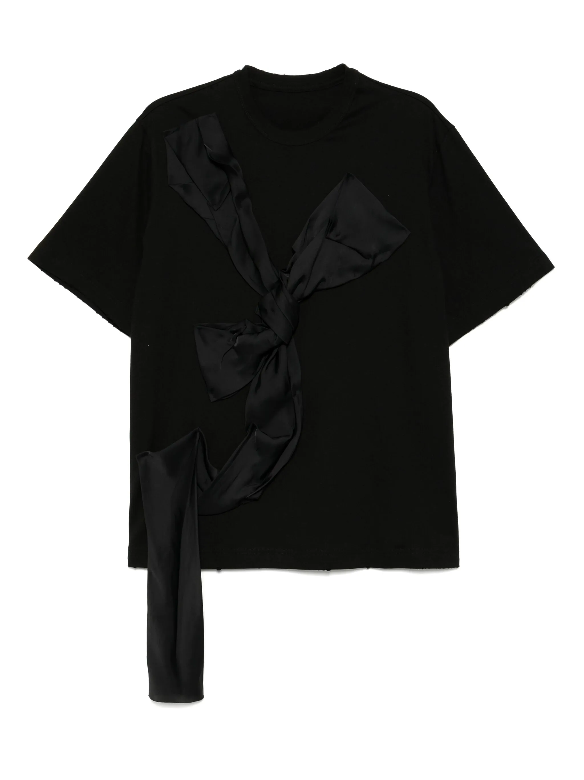 

Футболка с бантом Jnby, черный