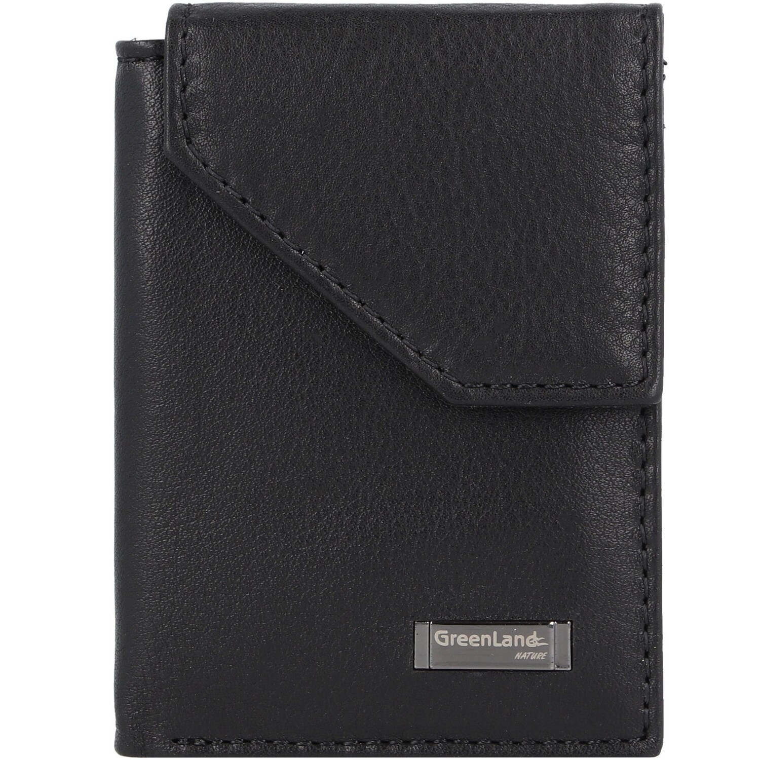 

Кошелек Greenland Nature Black Nappa RFID Leder 7 см, черный