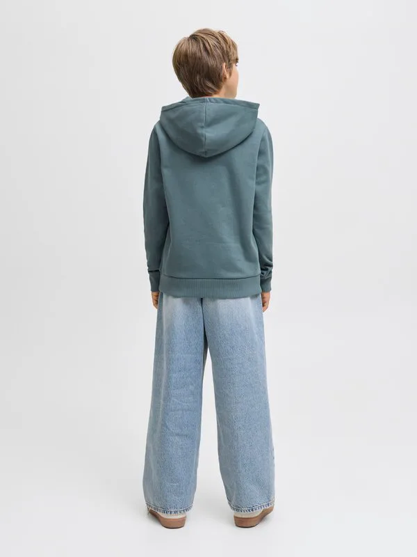Худи jjecaleb в университетском стиле Jack & Jones Junior, Stormy Weather — фото 3