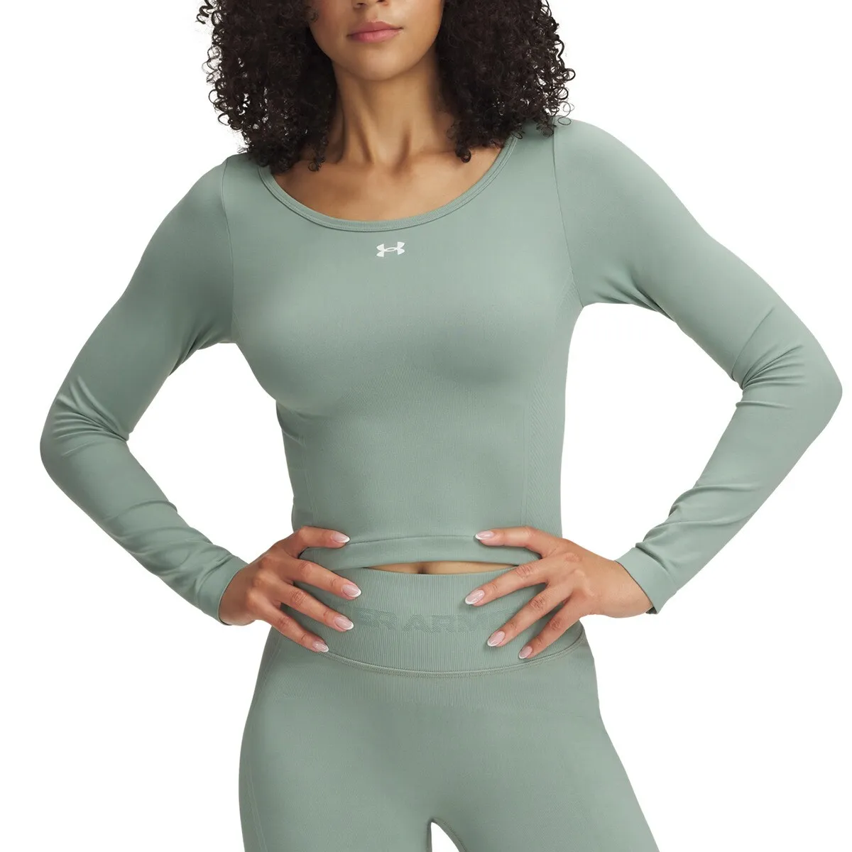 

Футболка Under Armour Women's UA Vanish Seamless LS, зеленый
