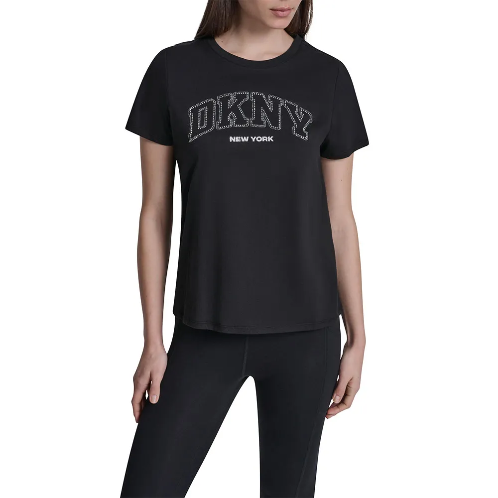 

Футболка с короткими рукавами и логотипом DKNY NY, черный