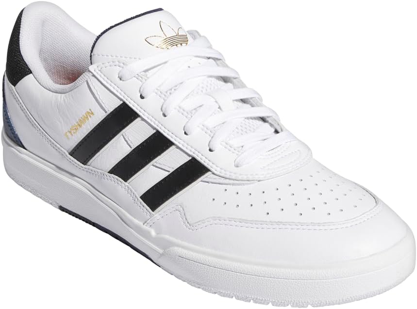 Мужские кроссовки adidas Tyshawn II на шнуровке для повседневной носки - белые — фото 2