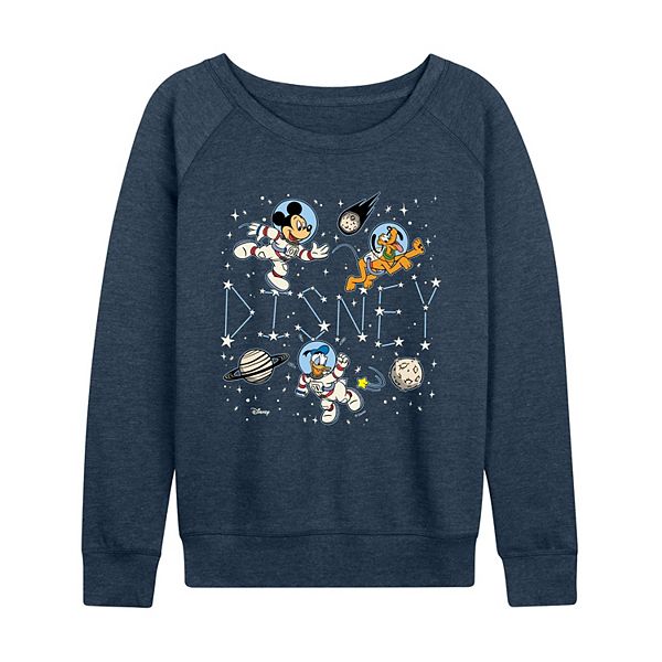 

Женская футболка с длинным рукавом Mickey Mouse & Friends Celestial Space French Terry Disney, Heather Indigo, Фиолетовый, Женская футболка с длинным рукавом Mickey Mouse & Friends Celestial Space French Terry Disney, Heather Indigo