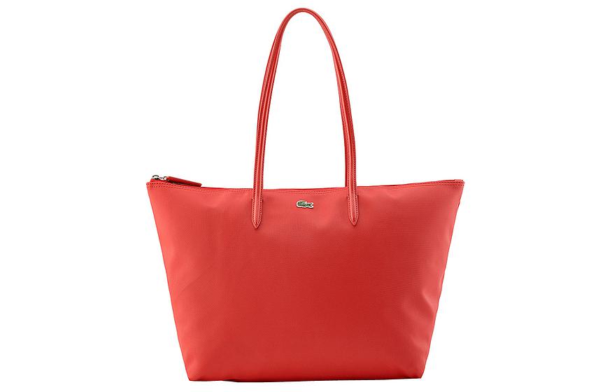 

LACOSTE ПВХ сумка шоппер, Red