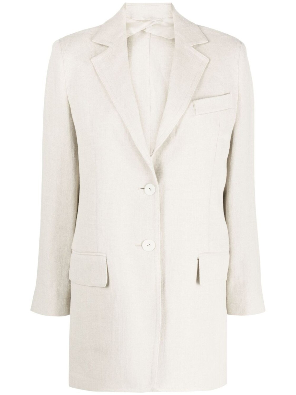 

Льняной блейзер оверсайз Adelchi Max Mara, бежевый
