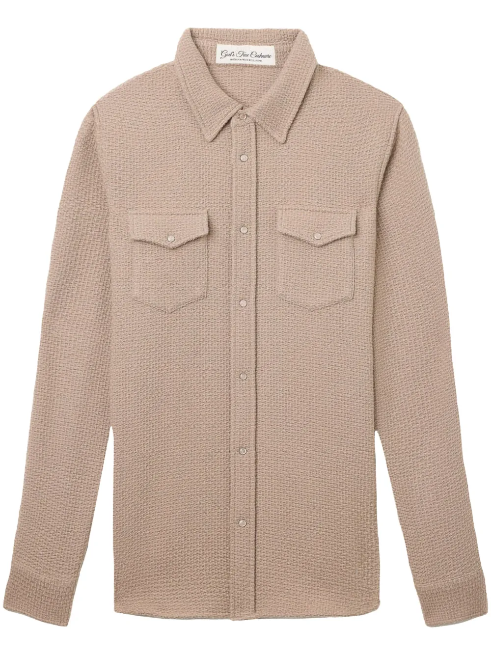 

Кашемировая рубашка GOD'S TRUE CASHMERE, нейтральный