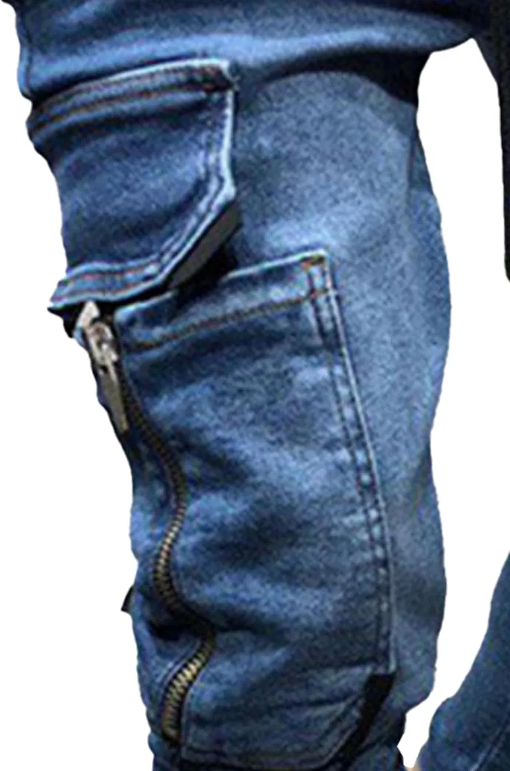 Джинсы зауженные Slim Fit, Blue — фото 4